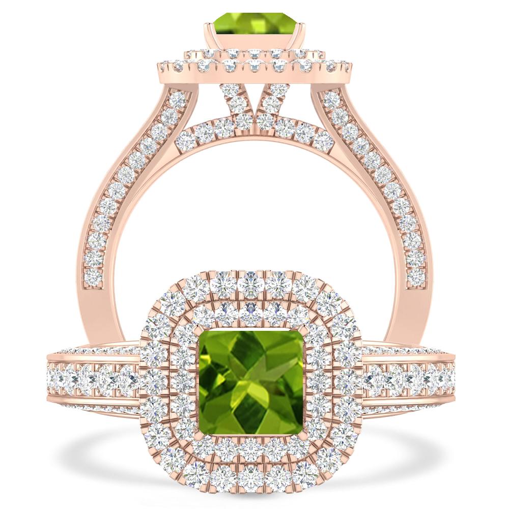 Rose Gold - Peridot