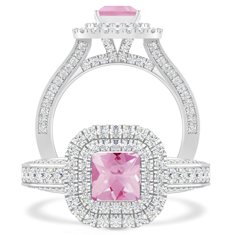 White Gold - Pink Tourmaline