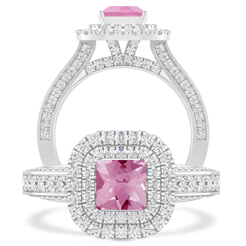 White Gold - Pink Tourmaline