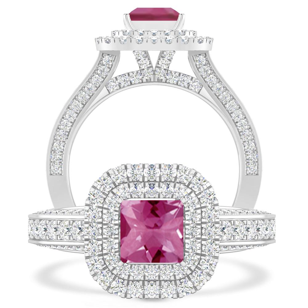 White Gold - Pink Tourmaline