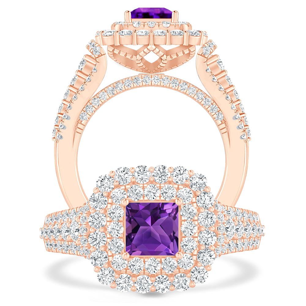 Rose Gold - Amethyst