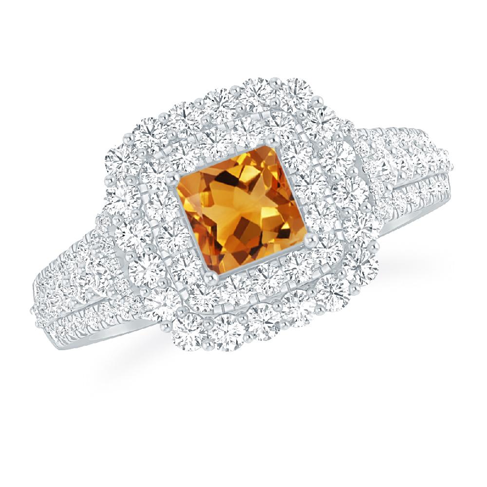 White Gold - Citrine