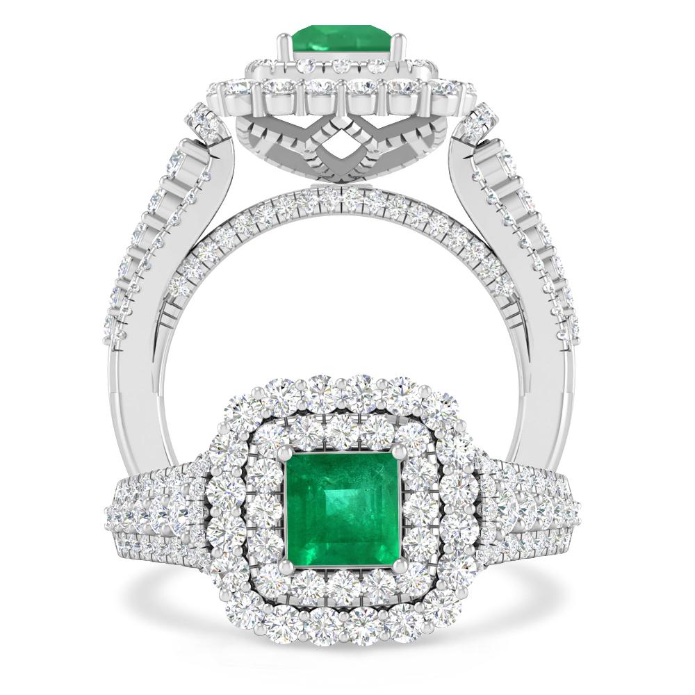 White Gold - Emerald