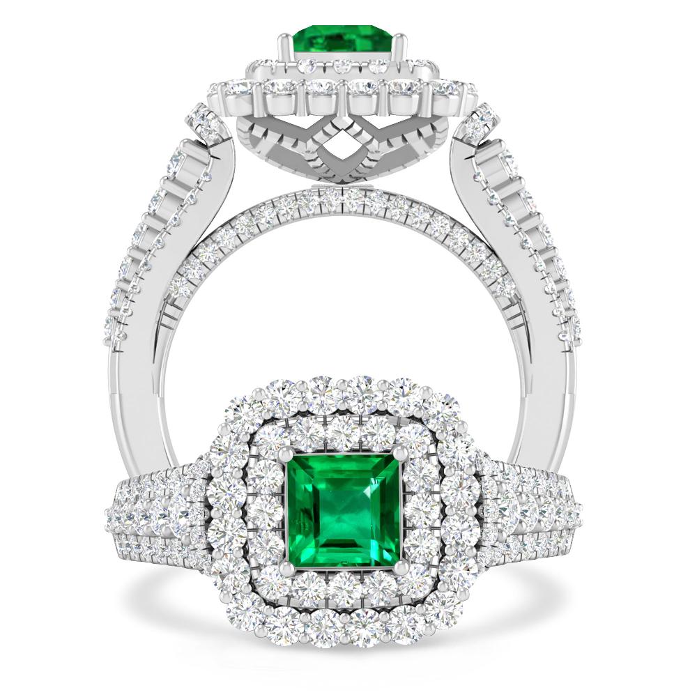 White Gold - Emerald