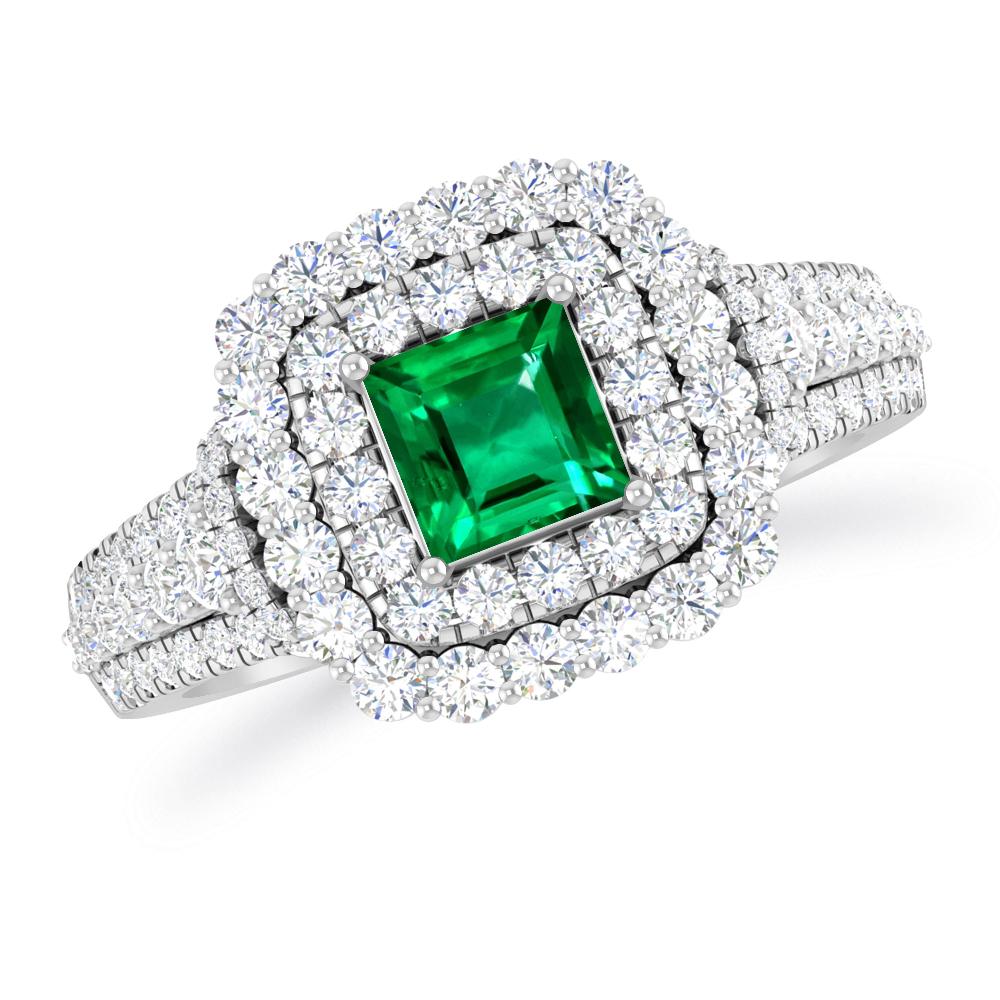 White Gold - Emerald