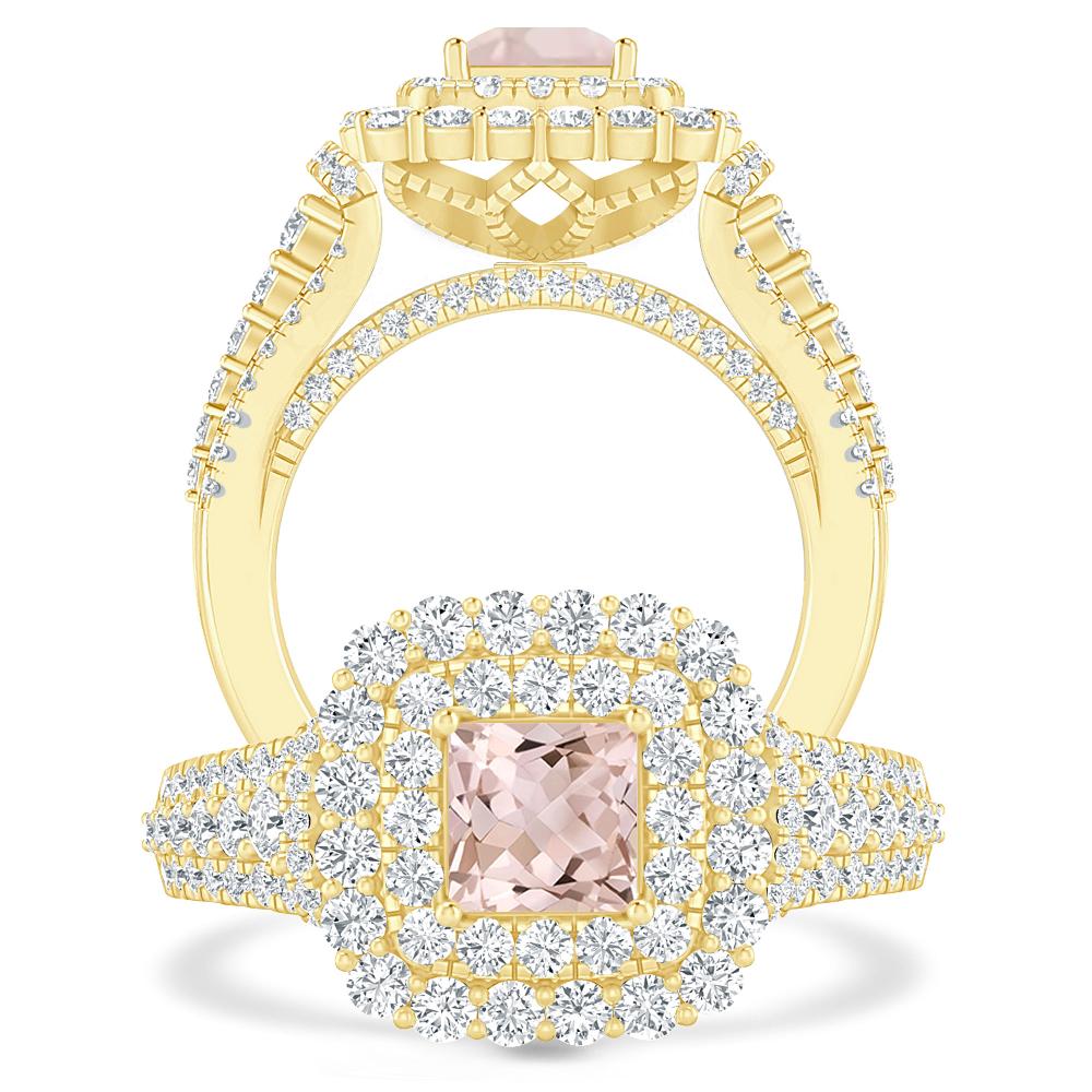 Yellow Gold - Morganite