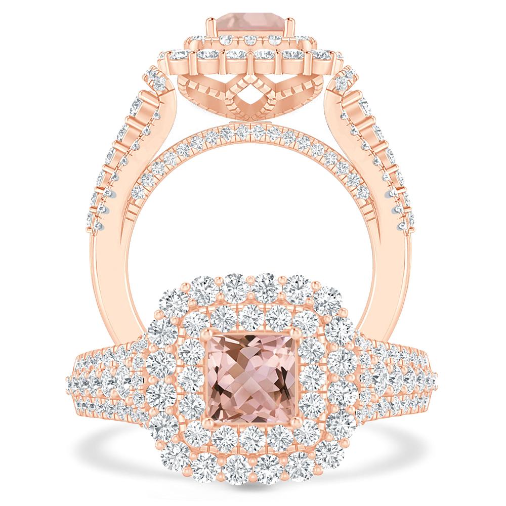 Rose Gold - Morganite