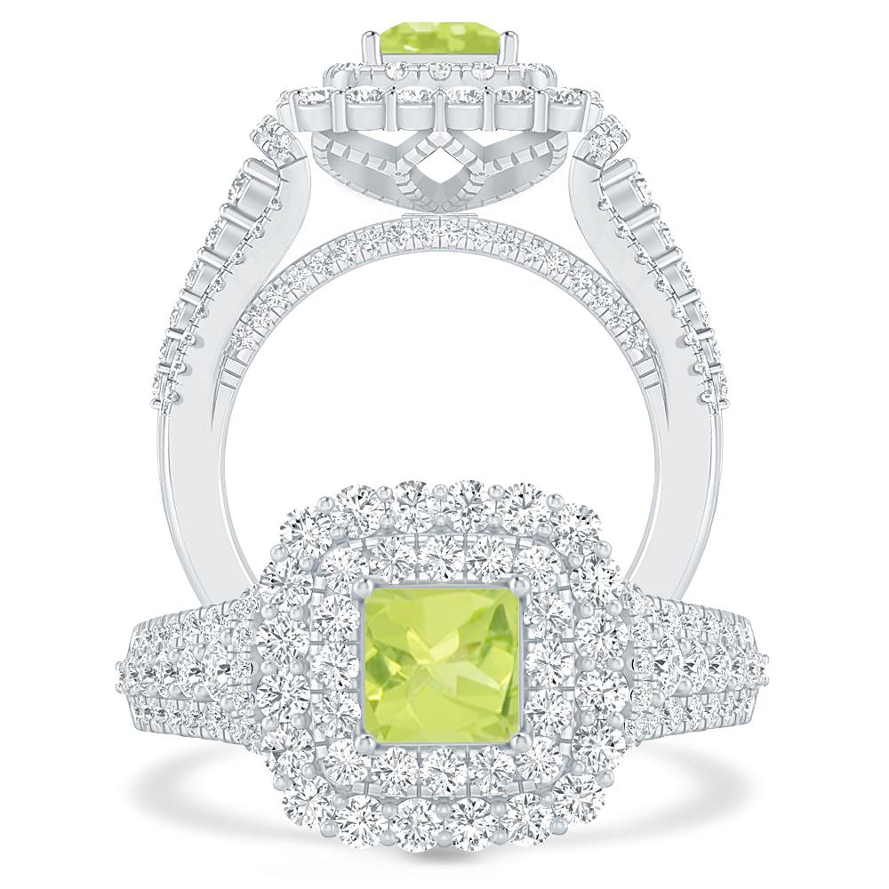 White Gold - Peridot