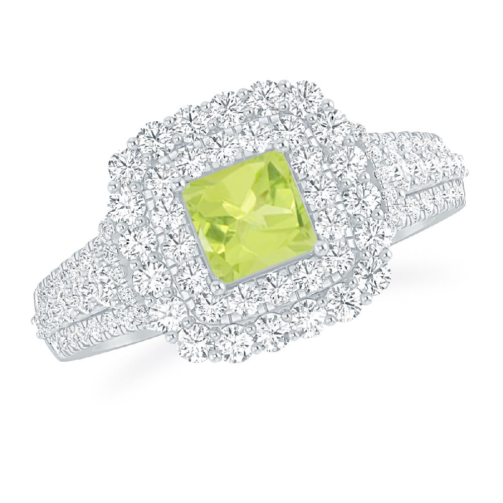 White Gold - Peridot