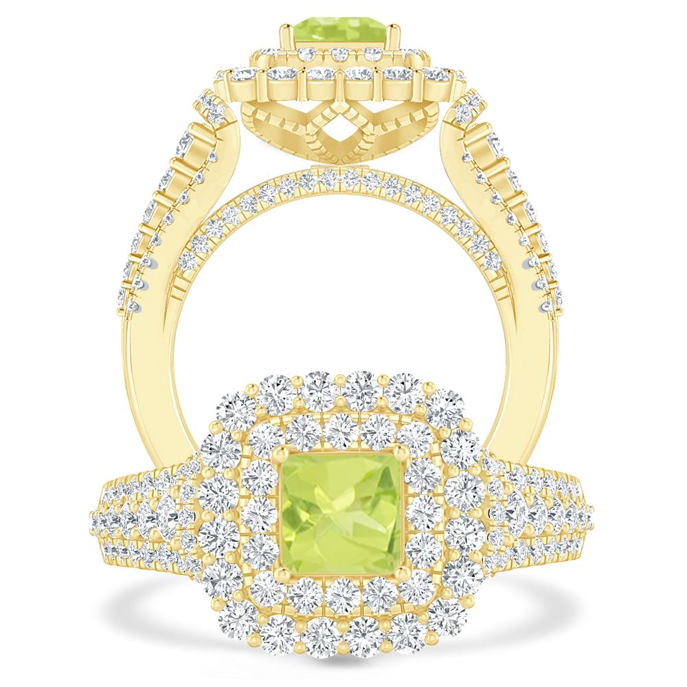 Yellow Gold - Peridot