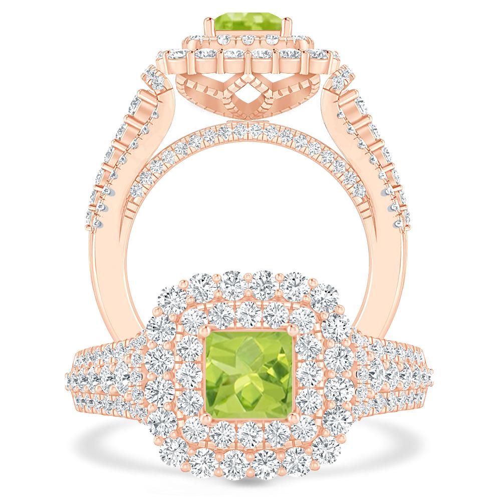 Rose Gold - Peridot