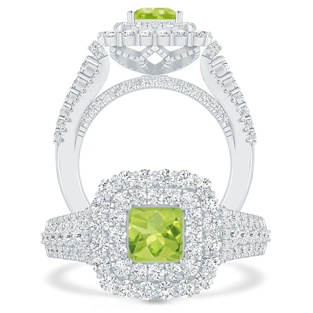 White Gold - Peridot