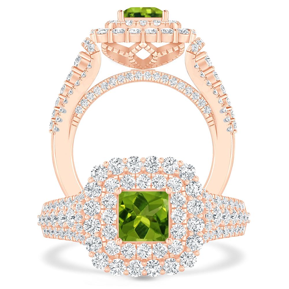 Rose Gold - Peridot