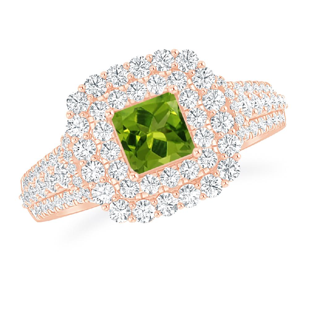 Rose Gold - Peridot