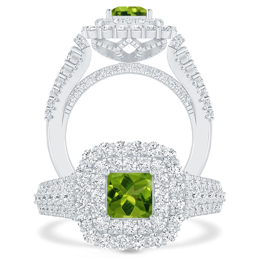 White Gold - Peridot