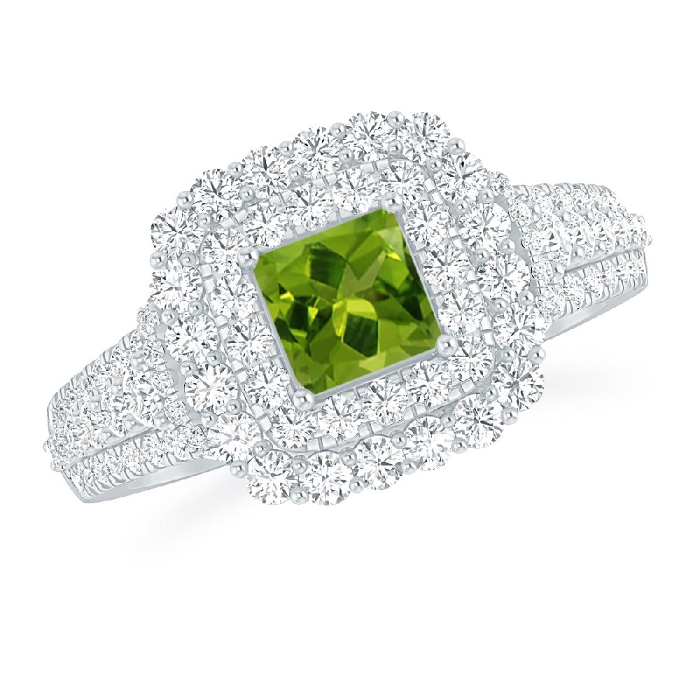 White Gold - Peridot