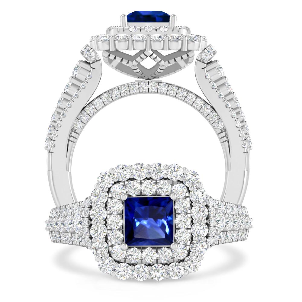 White Gold - Sapphire