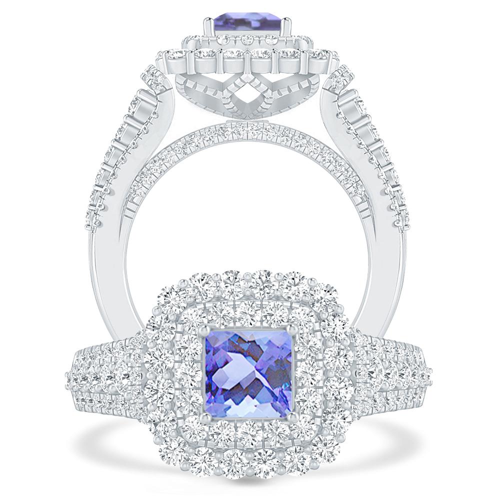 White Gold - Tanzanite