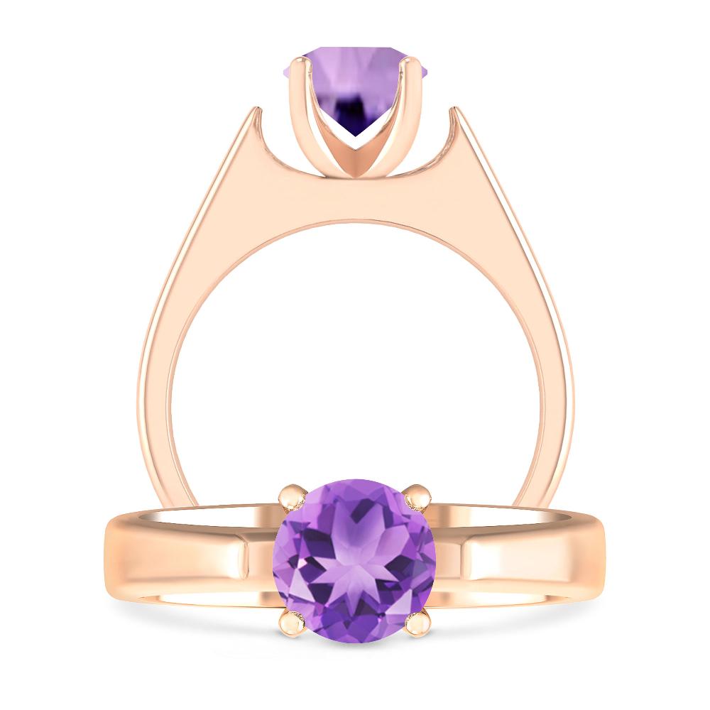 Rose Gold - Amethyst