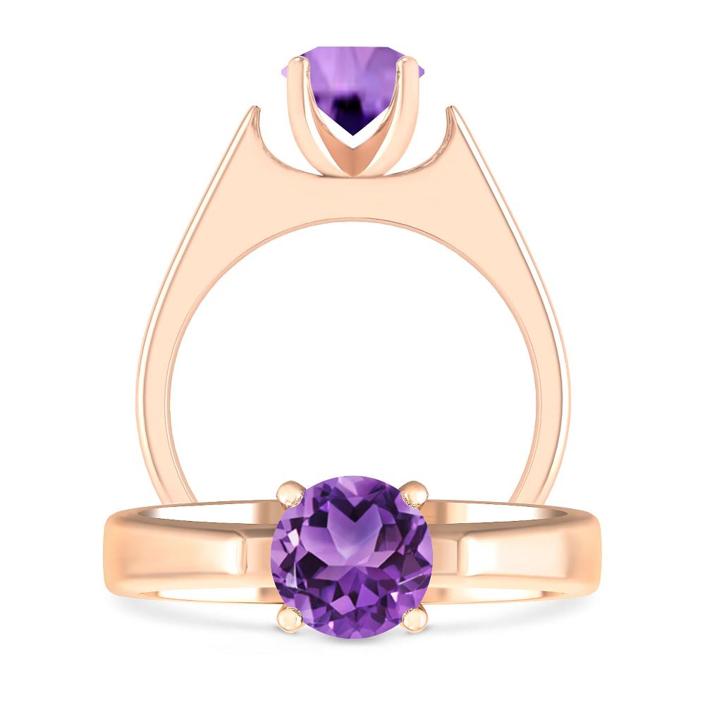 Rose Gold - Amethyst