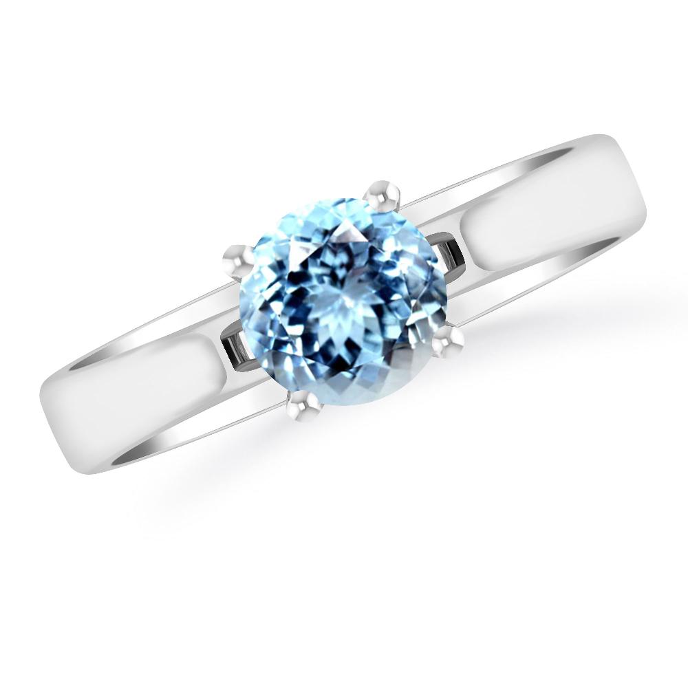 White Gold - Aquamarine