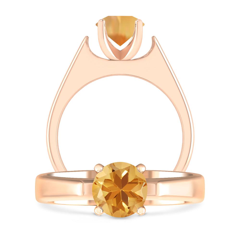 Rose Gold - Citrine