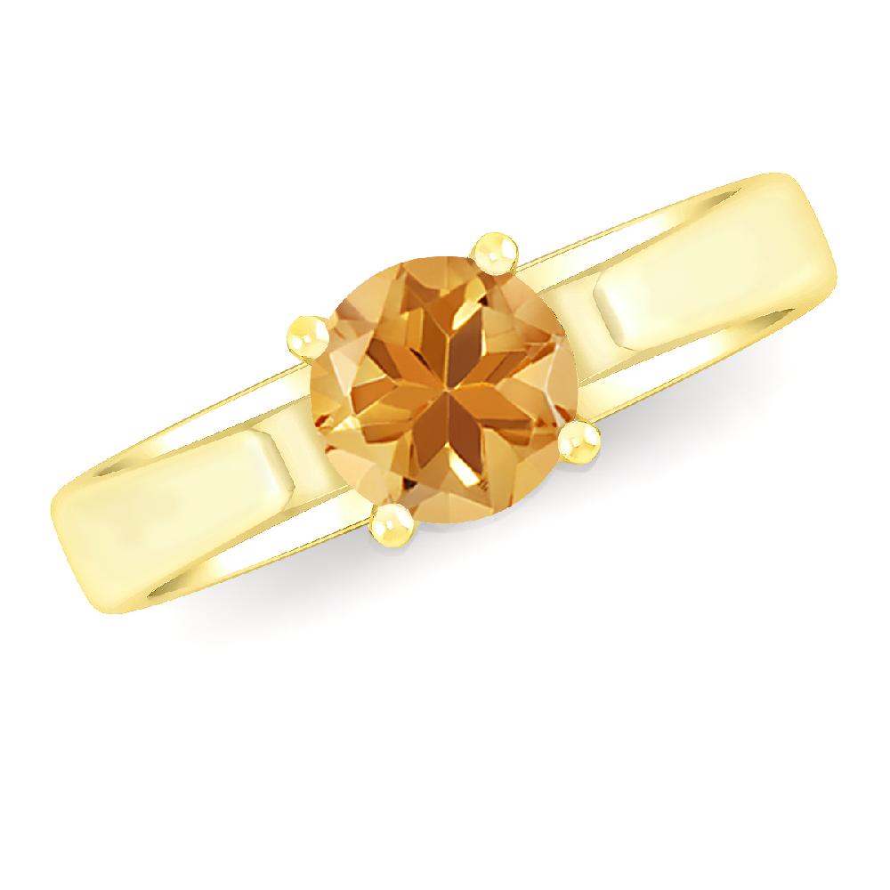 Yellow Gold - Citrine