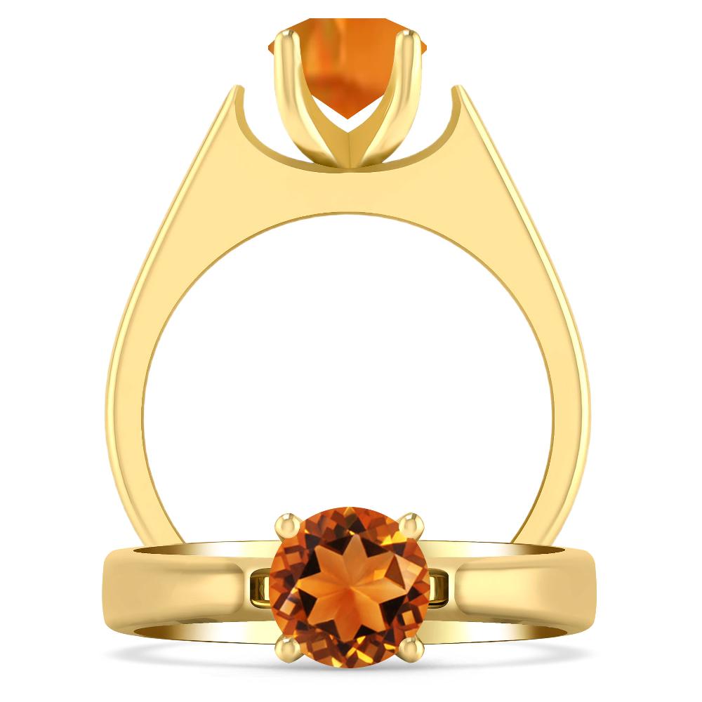 Yellow Gold - Citrine