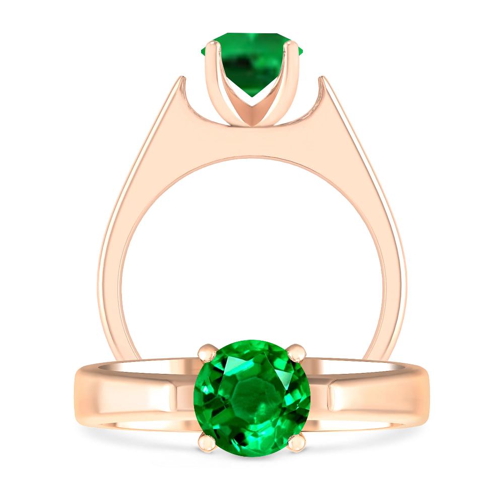 Rose Gold - Emerald