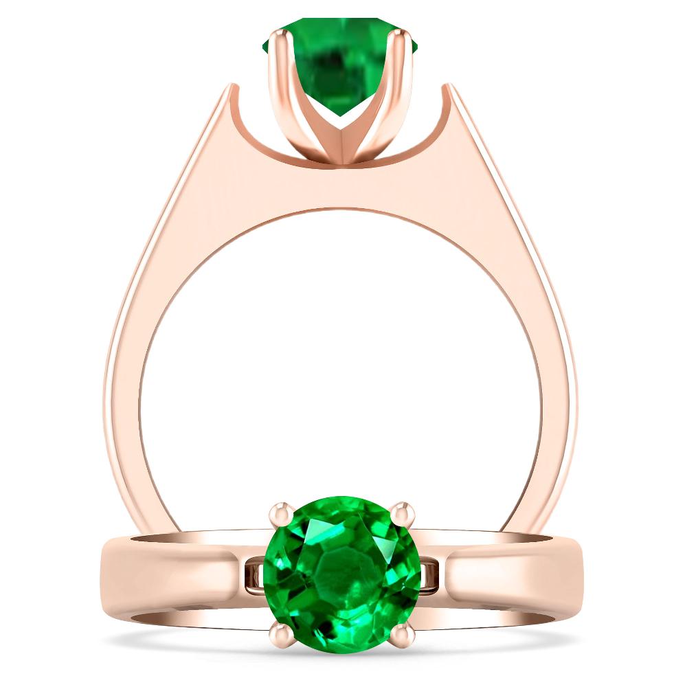 Rose Gold - Emerald