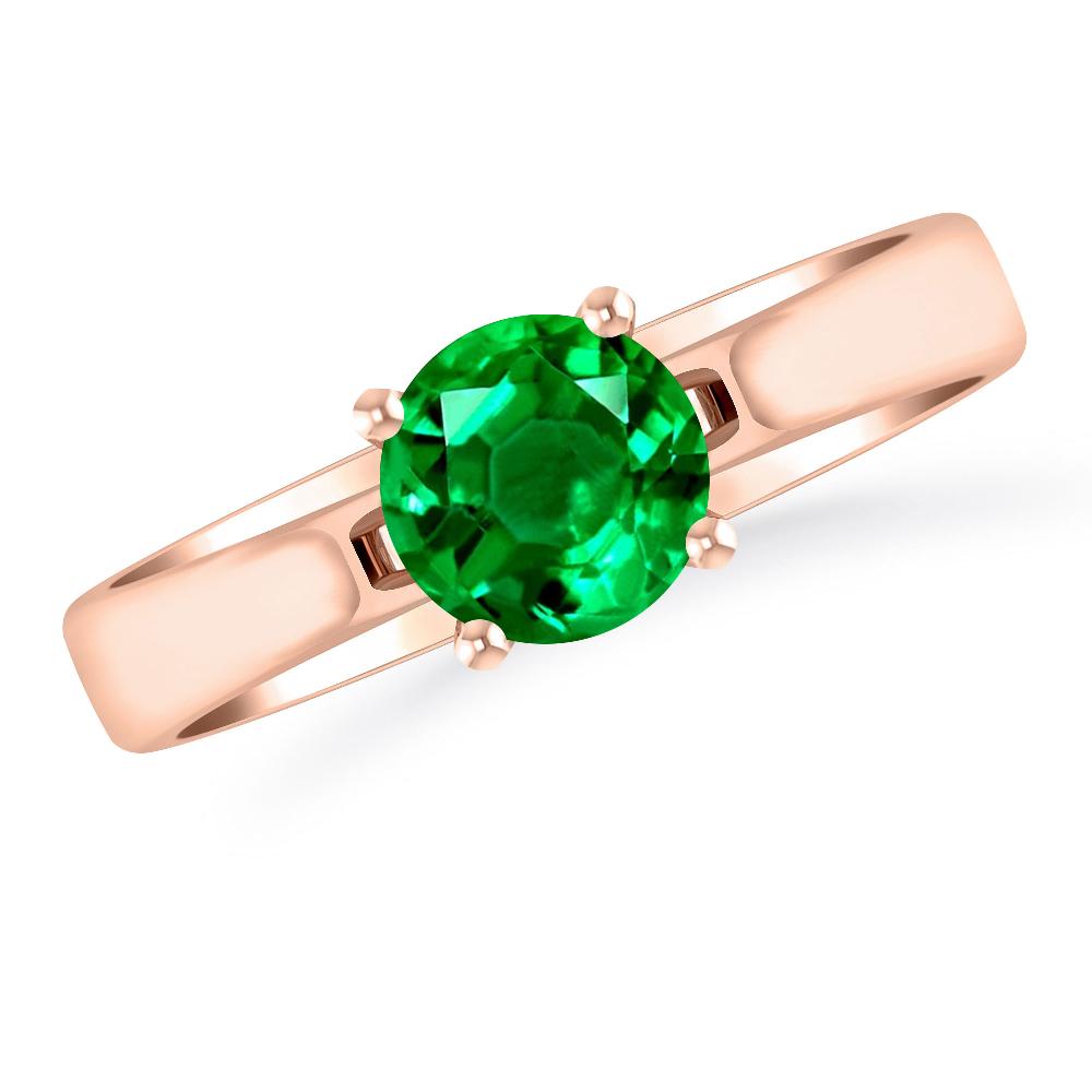 Rose Gold - Emerald