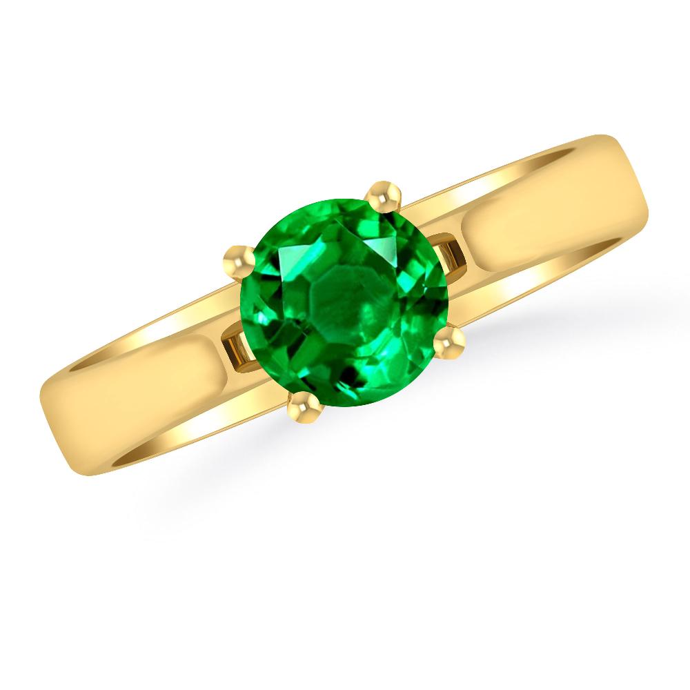 Yellow Gold - Emerald