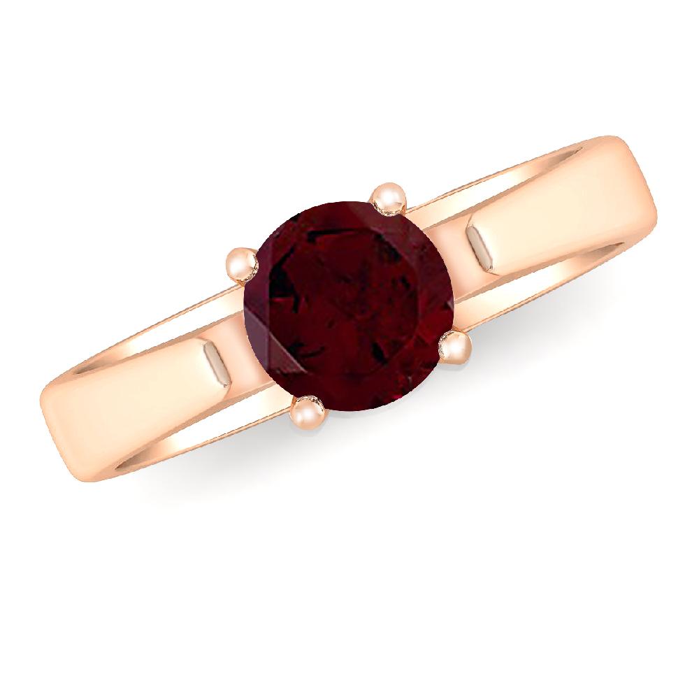 Rose Gold - Garnet