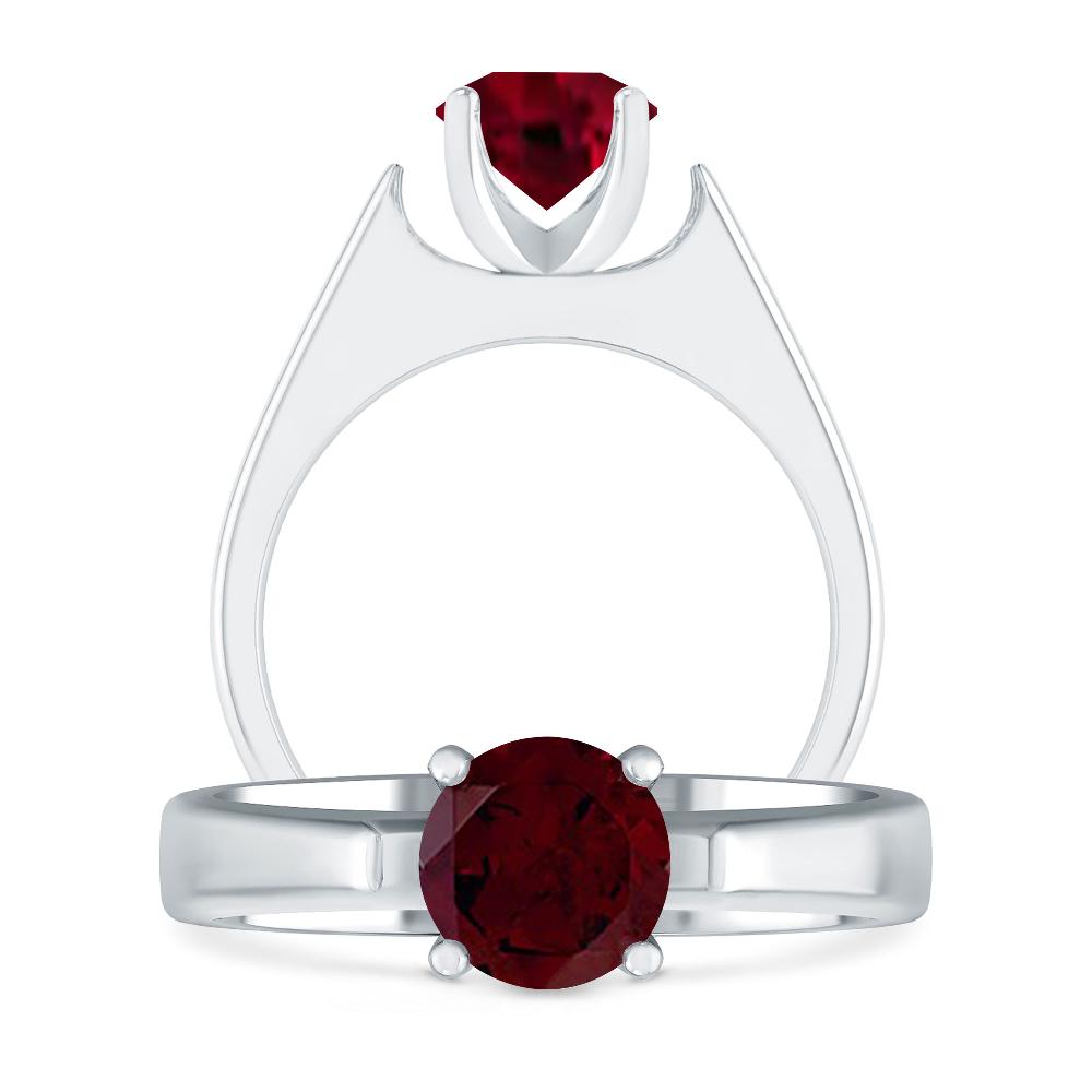 White Gold - Garnet