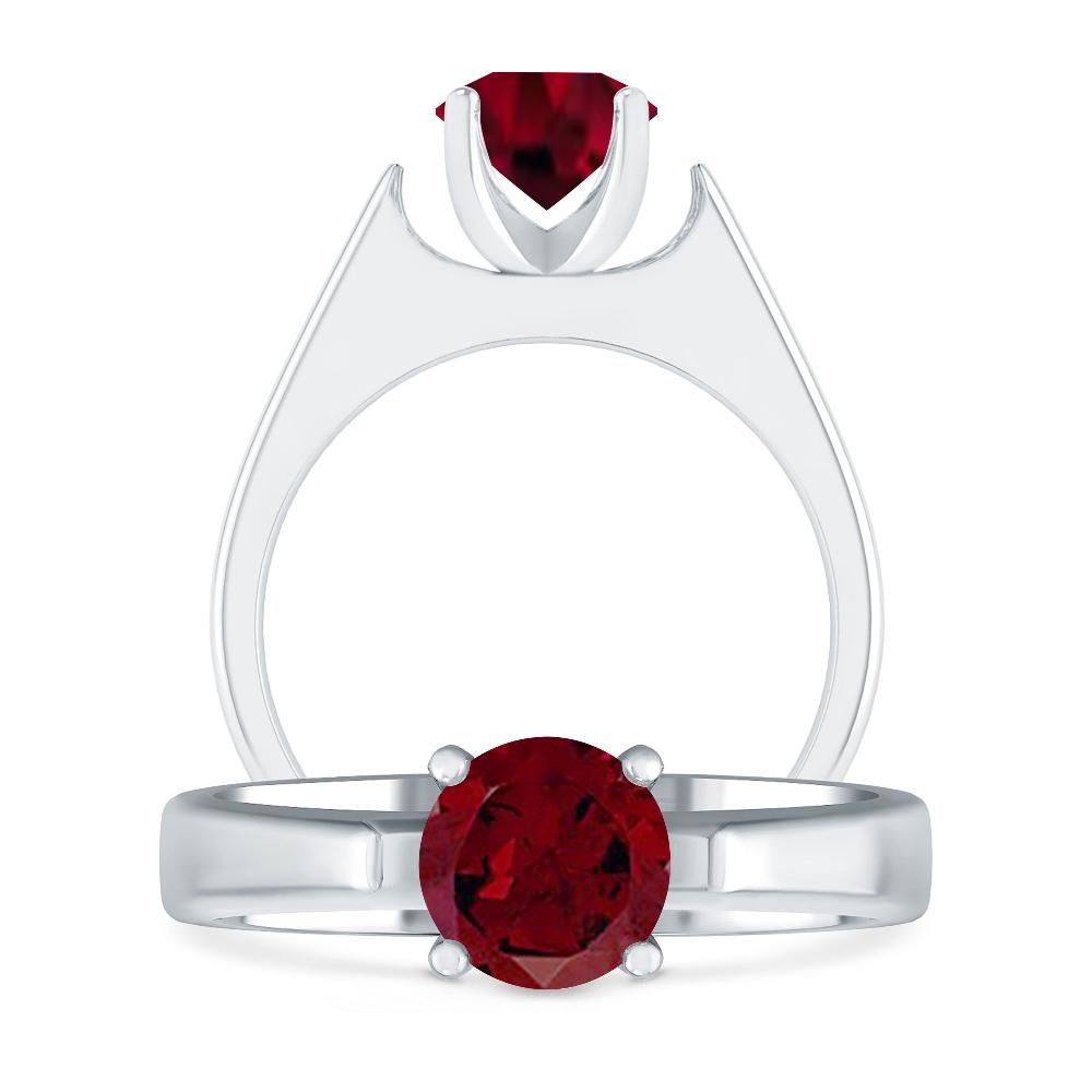 White Gold - Garnet