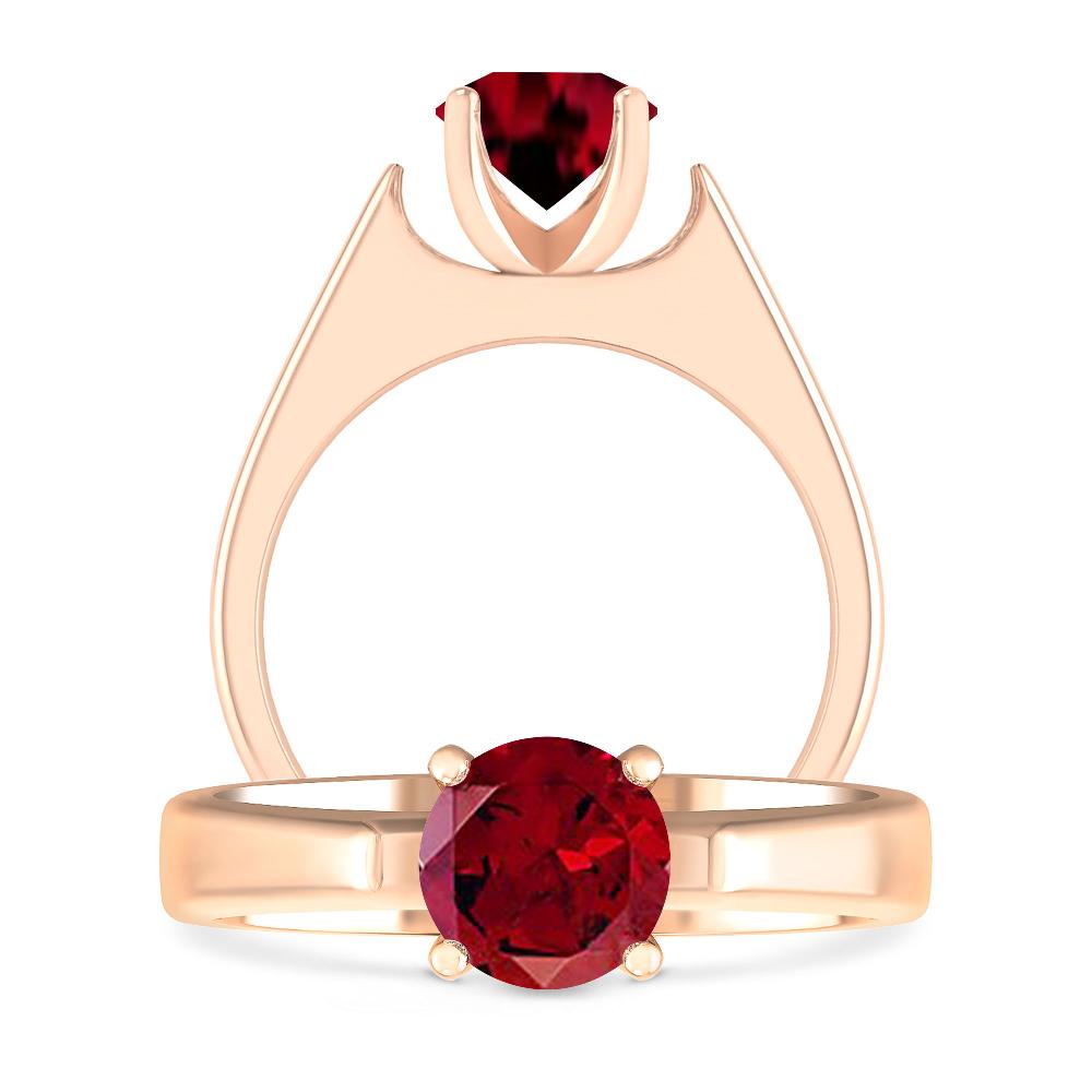 Rose Gold - Garnet