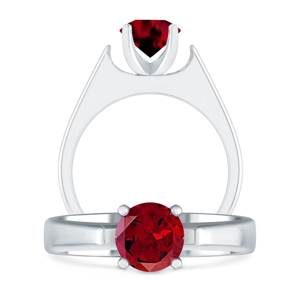 White Gold - Garnet