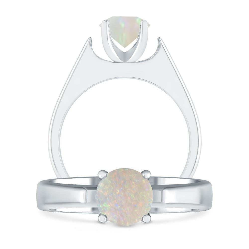 White Gold - Opal