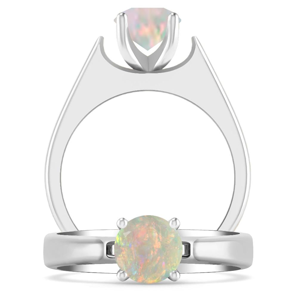 White Gold - Opal