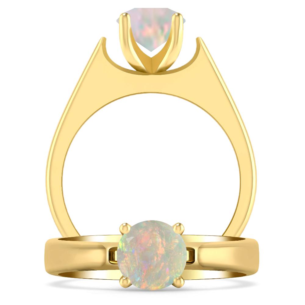 Yellow Gold - Opal