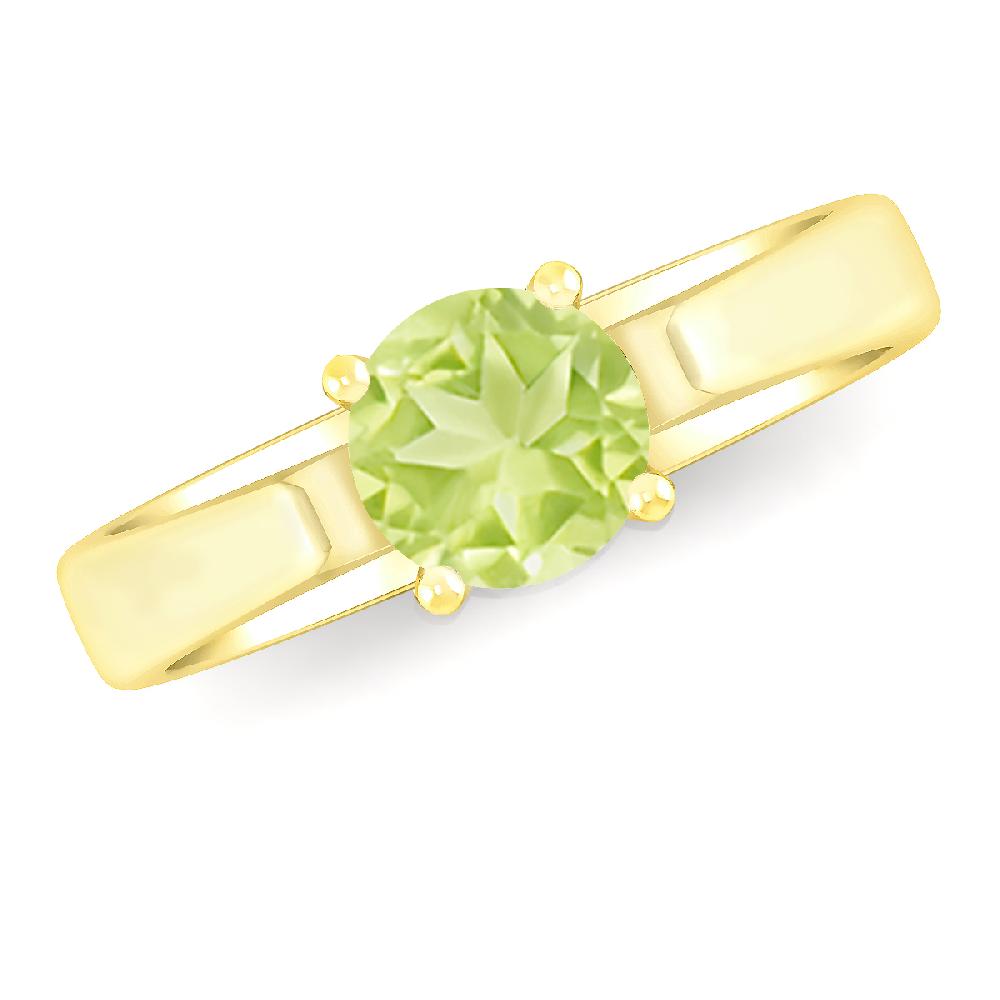 Yellow Gold - Peridot