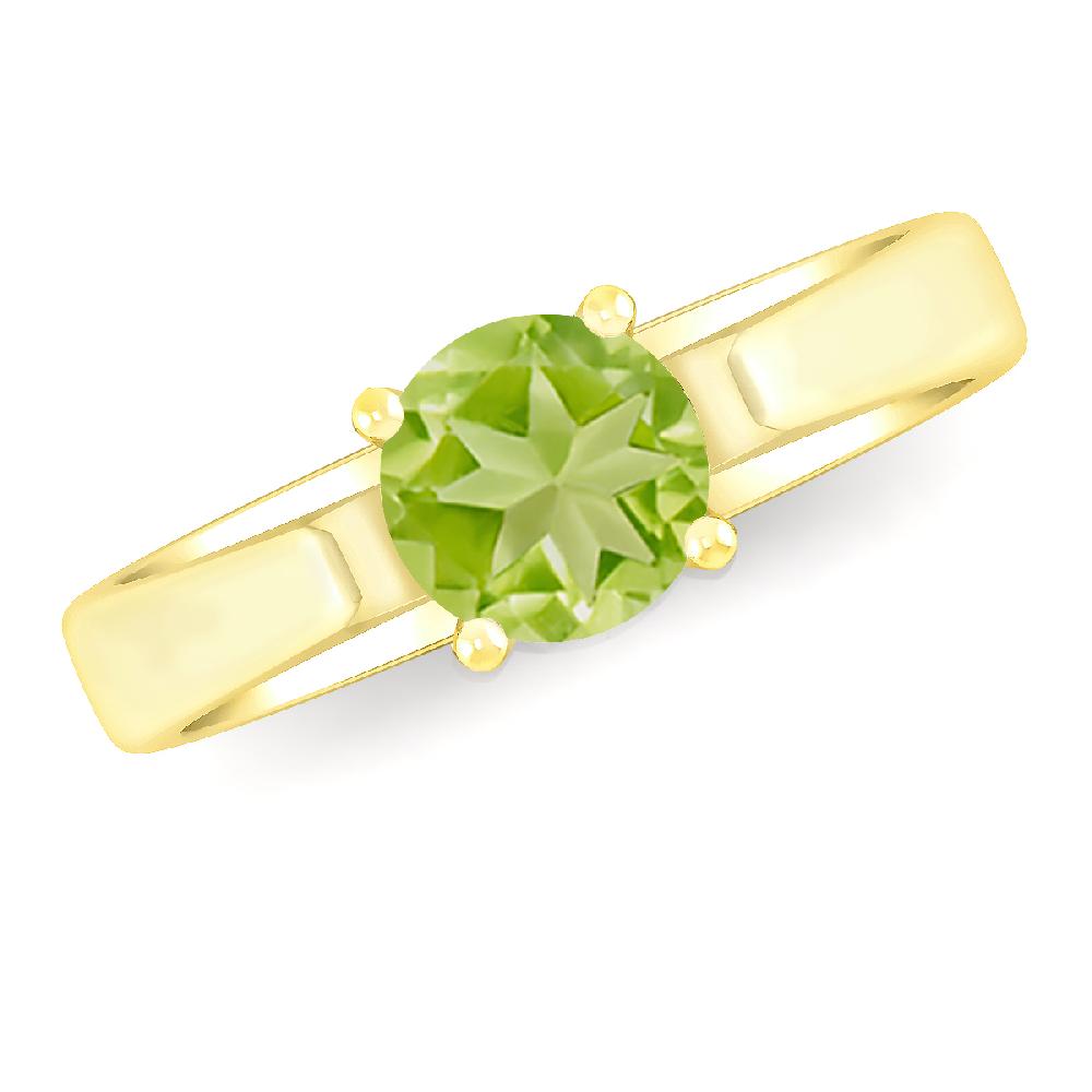 Yellow Gold - Peridot