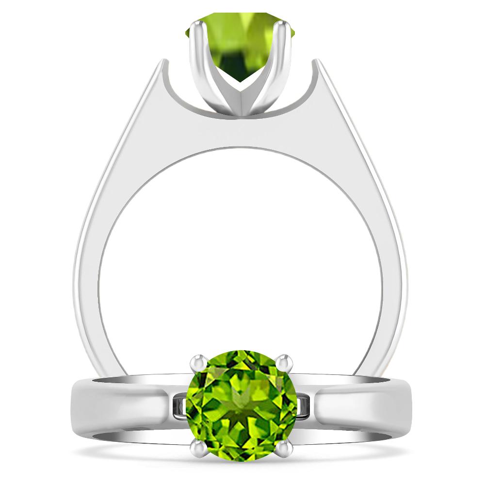 White Gold - Peridot