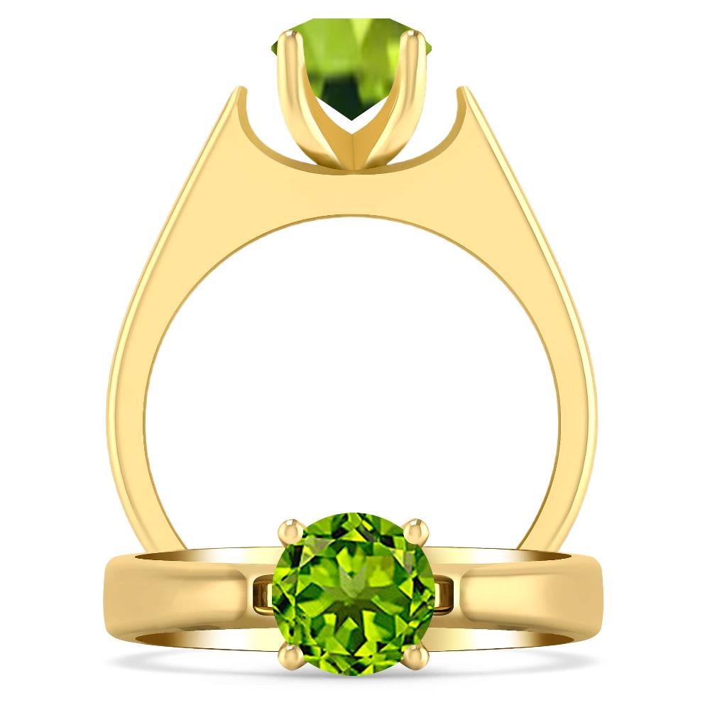 Yellow Gold - Peridot