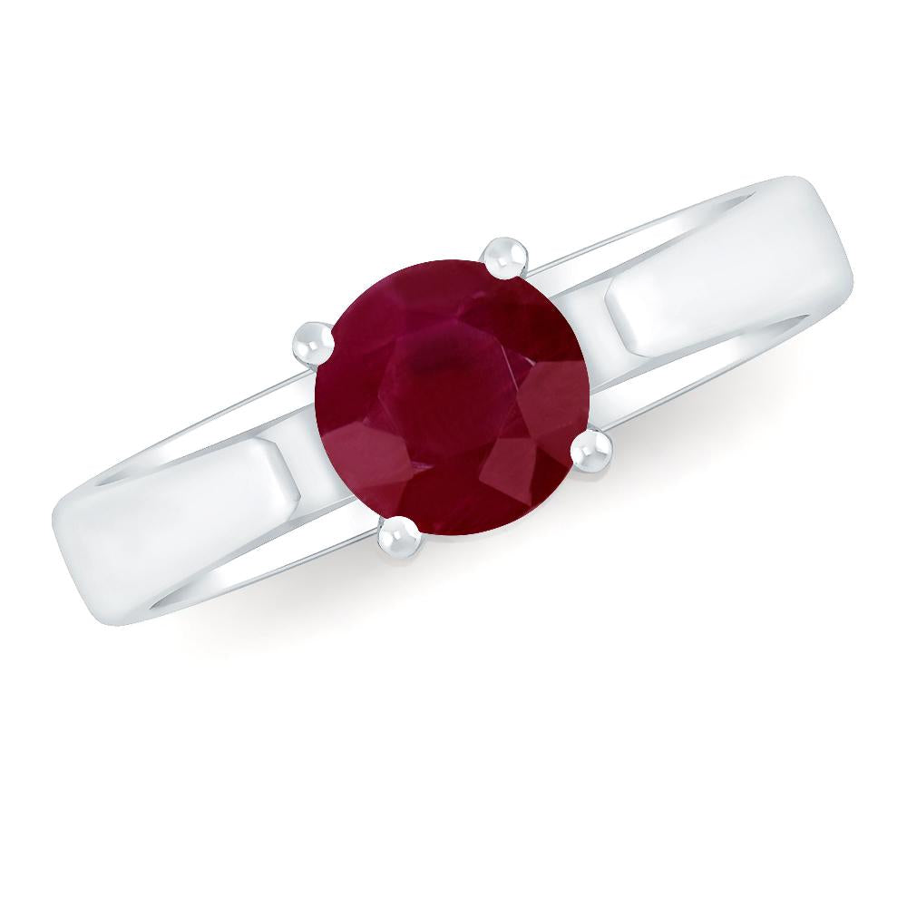 White Gold - Ruby