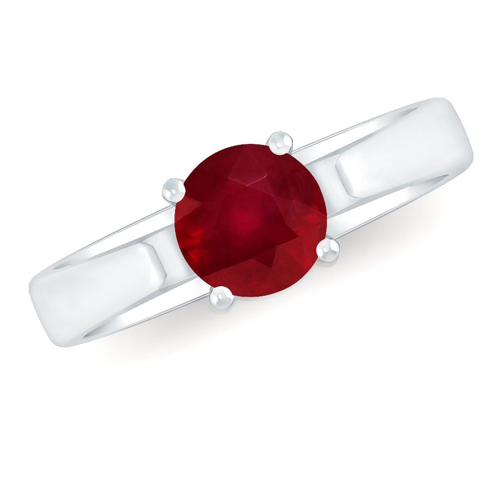 White Gold - Ruby