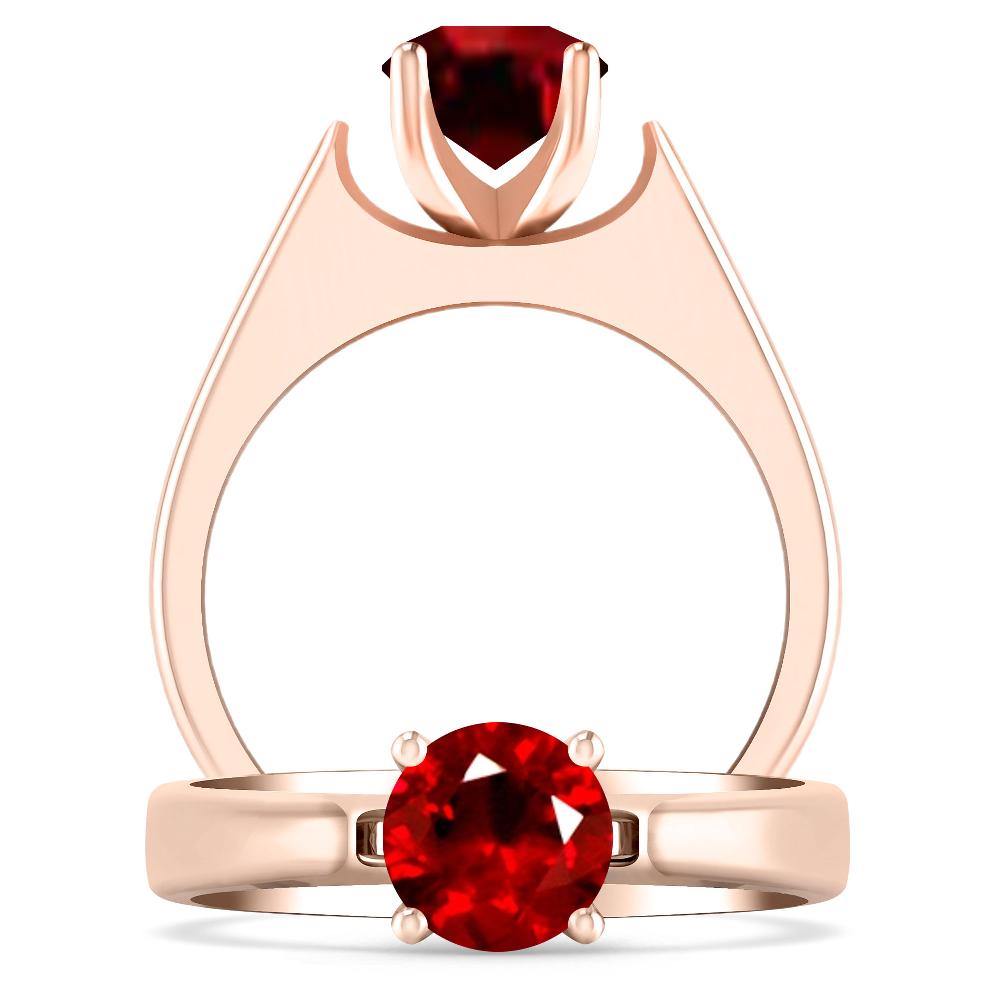 Rose Gold - Ruby