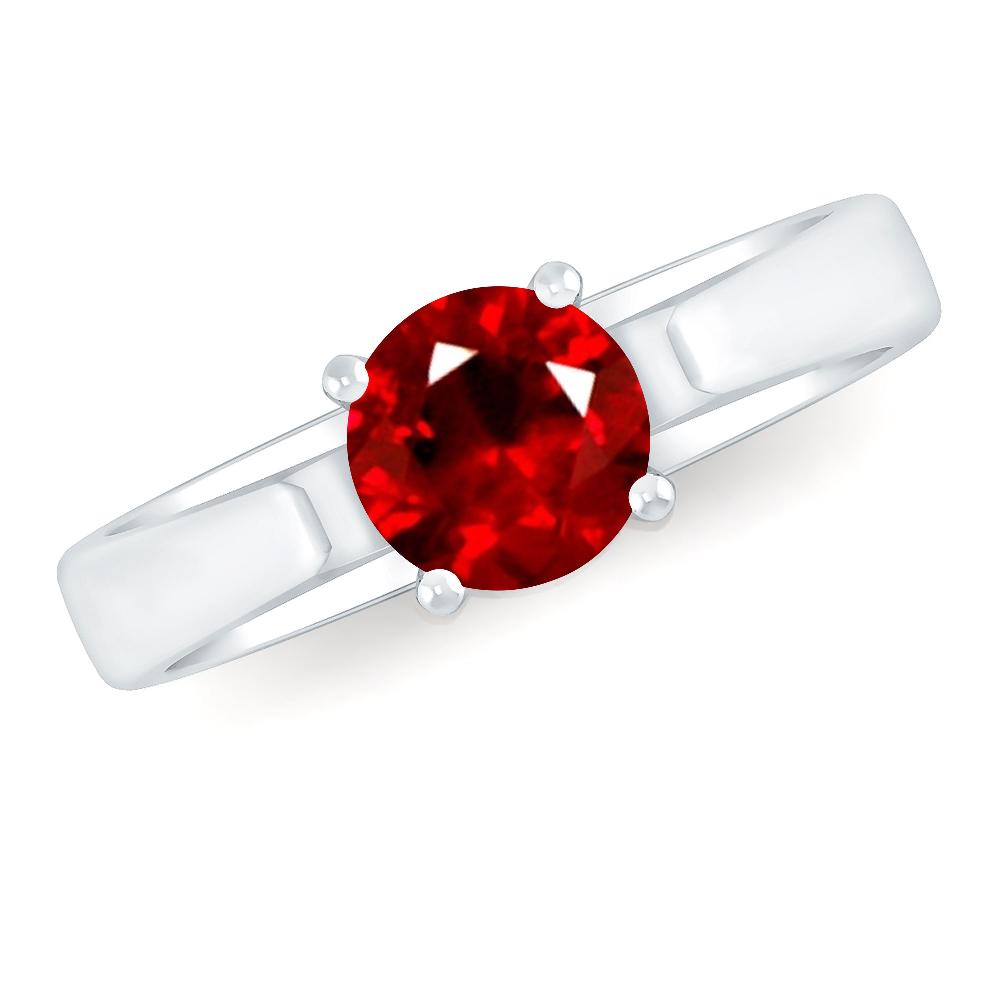 White Gold - Ruby