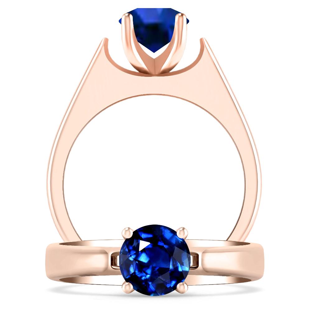 Rose Gold - Sapphire