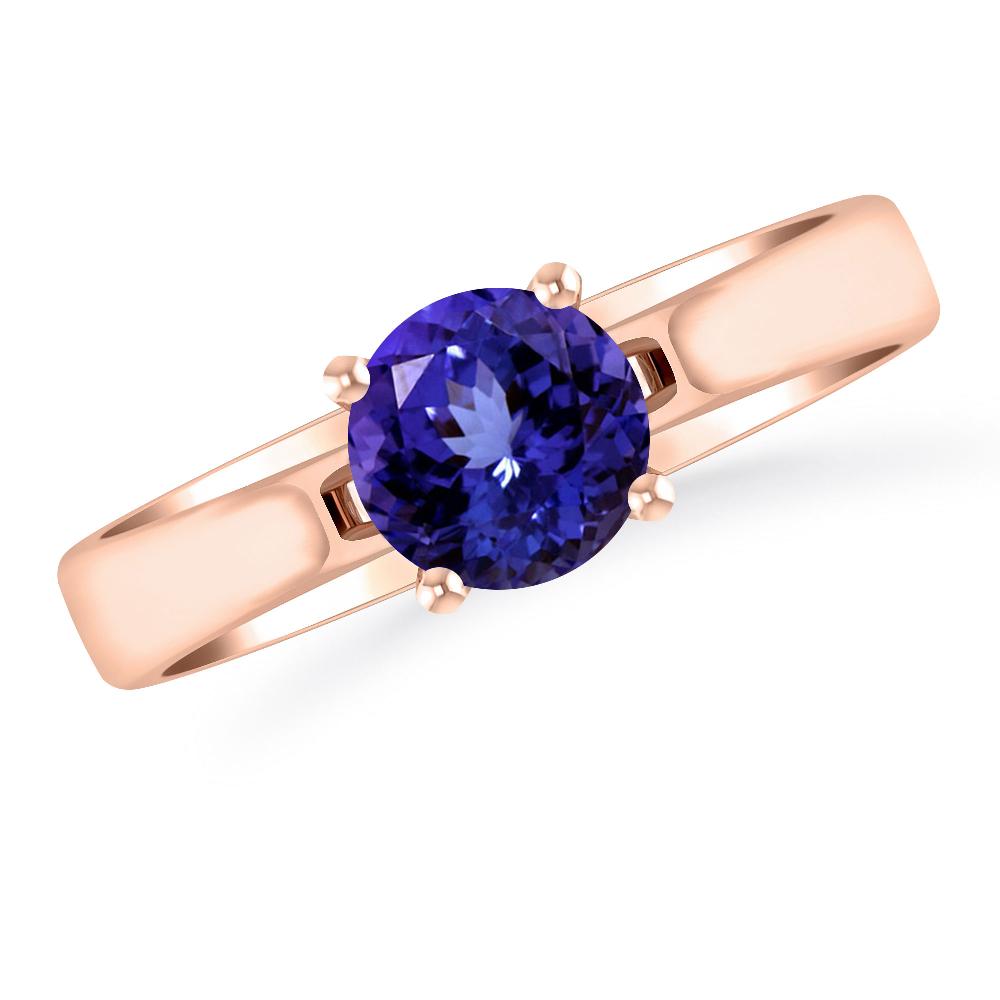 Rose Gold - Tanzanite